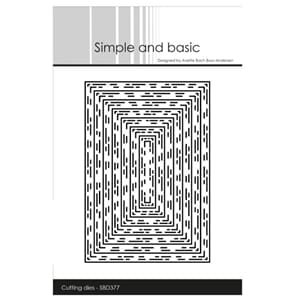 "Simple and Basic Broken Lines A7 Dies (SBD377)
Broken Lines