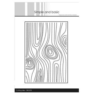 Simple and Basic Woodgrain A6 Dies (SBD378)