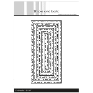 "Simple and Basic Broken Lines Mini Slim Dies (SBD385)
Broke