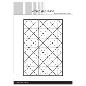 Simple and Basic Diagonal Stripes A6 Dies (SBD397)