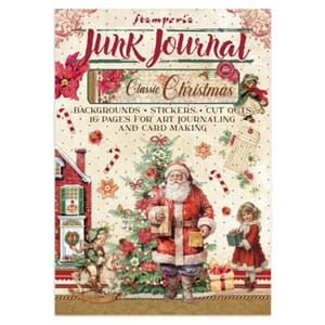 Stamperia Classic Christmas Junk Journal Stickers, Backgroun