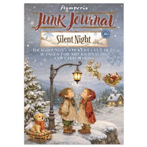 Stamperia Silent Night Junk Journal Stickers, Backgrounds, C