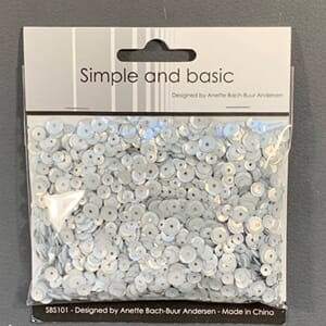 "Simple and Basic Silver Sequin Mix (SBS101)
Silver Sequin M