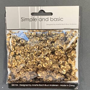 "Simple and Basic Bronze Sequin Mix (SBS104)
Bronze Sequin M