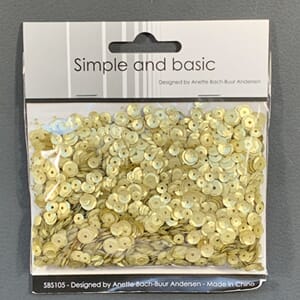 "Simple and Basic Platinum Sequin Mix (SBS105)
Platinum Sequ