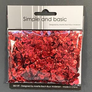 "Simple and Basic Red Sequin Mix (SBS109)
Red Sequin Mix (SB