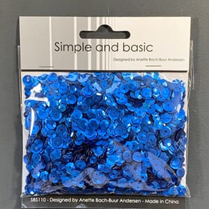"Simple and Basic Blue Sequin Mix (SBS110)
Blue Sequin Mix (