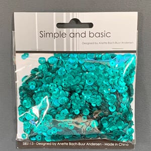 "Simple and Basic Emerald Green Sequin Mix (SBS113)
Emerald