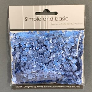 "Simple and Basic Pale Blue Sequin Mix (SBS114)
Pale Blue Se