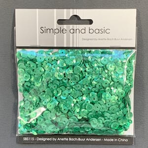"Simple and Basic Pale Green Sequin Mix (SBS115)
Pale Green