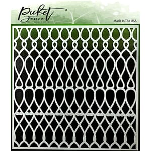 "Picket Fence Studios Knots Scales Stencil ()
Knots Scales S