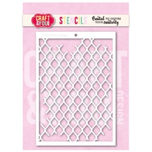 Craft & You Design Mesh A6 Stencil (SC014)