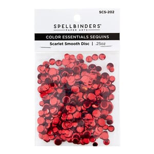 "Spellbinders Scarlet Smooth Disc Color Essentials Sequins (