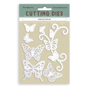 Stamperia Swirly Butterflies A6 Cutting Dies (SFT07)