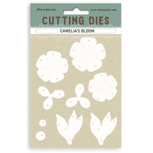 Stamperia Quiet Days A6 Cutting Dies Camelias Bloom (SFT17)