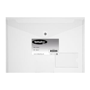 HobbyGros Storage File Folder w/ Pocket - A4 (2pcs) (SS123)