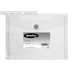 HobbyGros Storage File Folder - A6 (4pcs) (SS125)