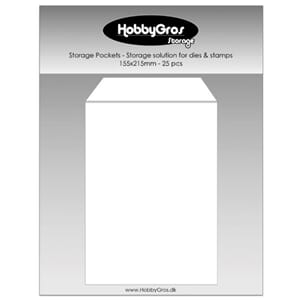 HobbyGros Storage Storage Pockets for Dies and Stamps 155x21