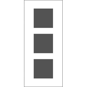 "The Crafters Workshop Triple Squares Slimline Stencil (TCW2