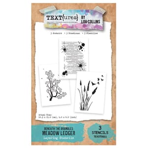 Beneath the Brambles 4x6 Inch Layering Stencil Se