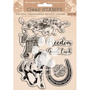 "Stamperia Romantic Horses Clear Stamps (WTK156)
Romantic Ho