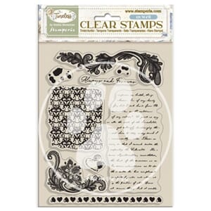 Stamperia Timeless Clear Stamps Backgrounds (WTK220)