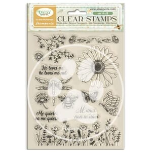 Stamperia Daisy Art Clear Stamp (WTK236)