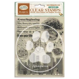 Stamperia A New Beginning Clear Stamp (WTK238)