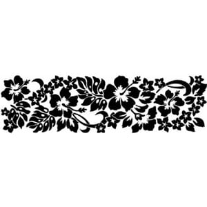 Design adhesive Hawaiian Hibiscus