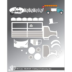 Open Truck Cutting & Embossing Dies (BLD1169)