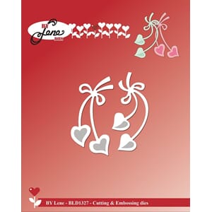 "By Lene Hanging Hearts Cutting & Embossing Dies (BLD1327)
H