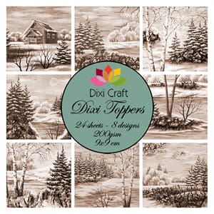 Toppers - Winter Landscapes - Brown
