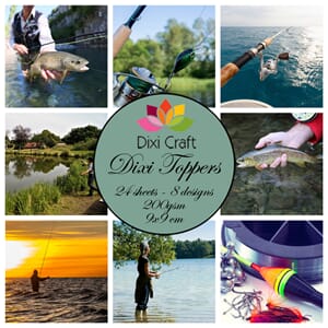 Dixi Craft Dixi Toppers Fishing 9x9cm (ET0325)