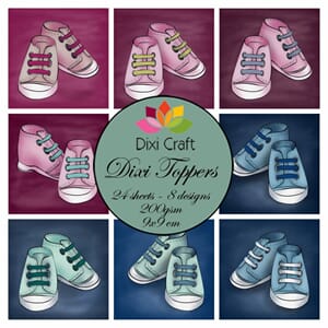 Dixi Craft Toppers Baby Shoe (ETL020)