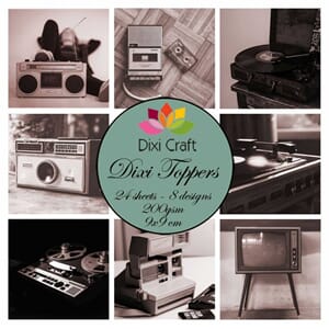 Toppers Retro Music Brown (ETL026)