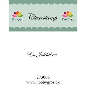 Stamp / Tekst - En julehilsen