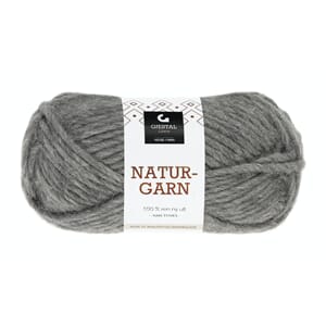 Naturgarn - Grå melert