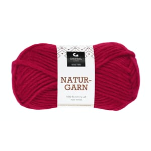 Naturgarn - Rød