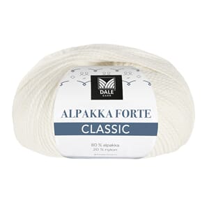 Alpakka Forte Classic - Hvit*