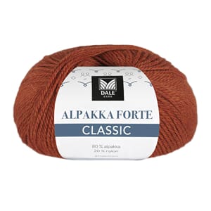 Alpakka Forte Classic - Terracotta melert*