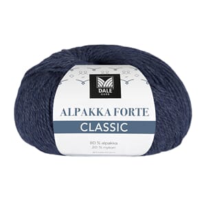 Alpakka Forte Classic - Marine melert*