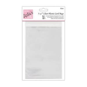 "Anitas Clear Plastic Card Bags 5x7 Inch (50pk) (ANT 1651006