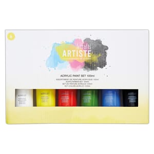 "Docrafts Acrylic Paint Set 100ml (6pk) (DOA 551002)
Acrylic