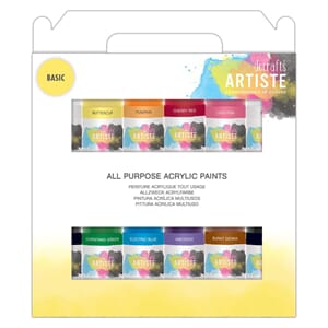 "Docrafts Artiste Acrylic Pack 12x59ml Basic (DOA 763320)
Ar