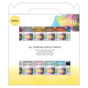 "Docrafts Artiste Acrylic Pack 12x59ml Fantasy (DOA 763321)