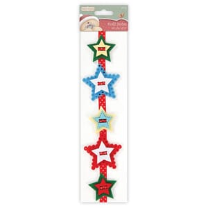 Felt Star Strip - Christmas Kraft Notes