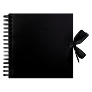 Papermania 8 x8 Inch Scrapbook Black (PMA 101404)