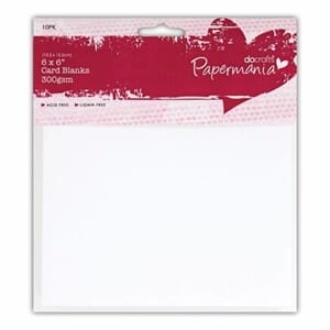 Cards & Envelopes 6x6 Inch White (10pk) (PMA 151603)