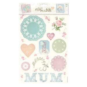 Decoupage Medley 2pk - Vintage Notes - Mum