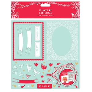 """8 x 8"""""""""""""""" Decoupage Medley 2pk - 12 Days of C